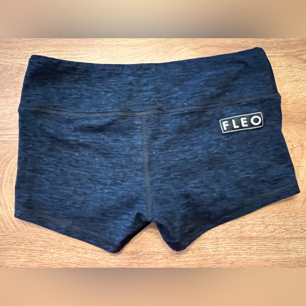 Heather Blue Fleo Shorts